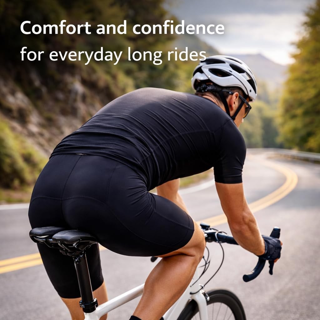 Bike Seat, Bike Saddle with Comfortable Waterproof Lightweight Design for Men…