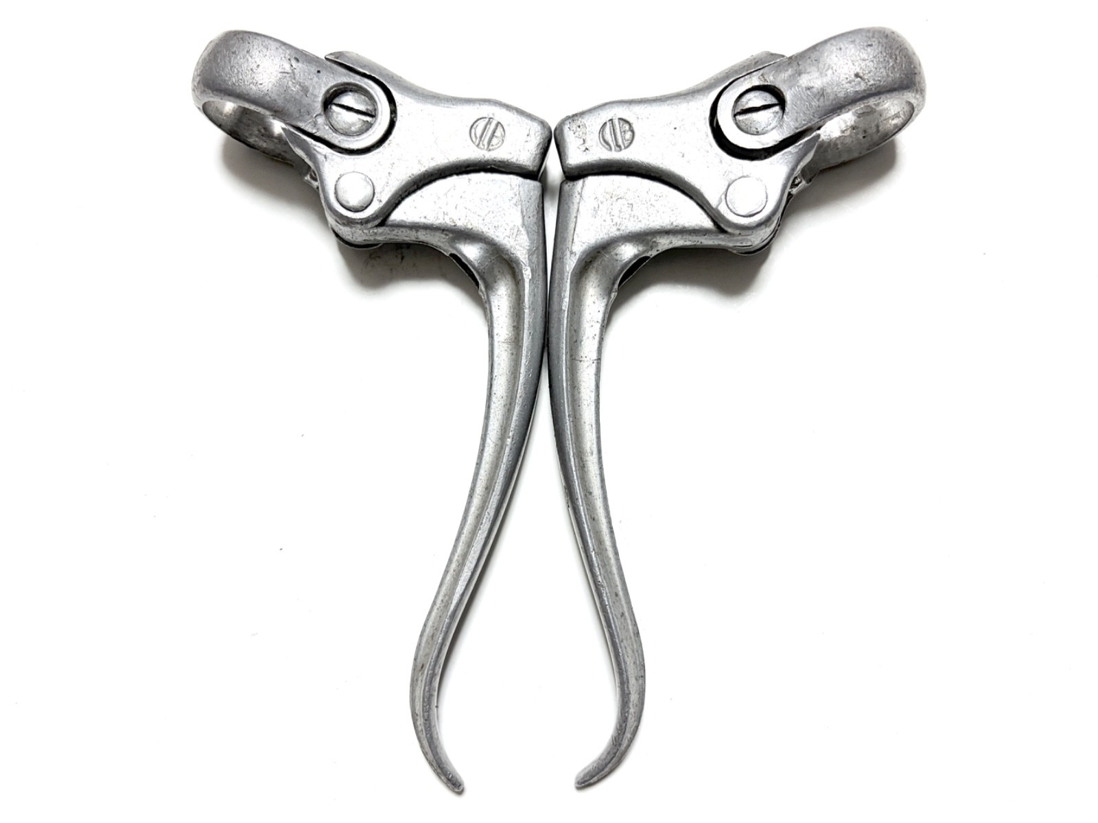 CLB Aluminum Brake Levers Clamp-On 23.4mm Vintage Alex Singer Herse Rivendell