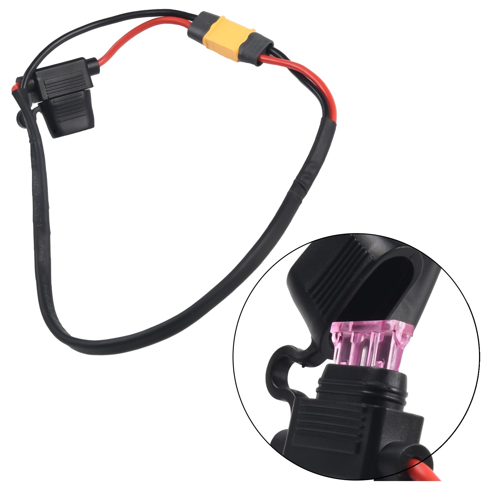 14awg Power Cord 50cm Discharge Wire Cable E-Bike Extension Lithium New