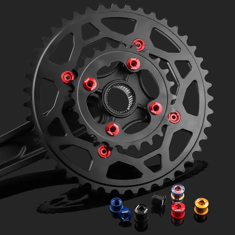 4/5pcs Bike Chainring Bolts MTB Road Crank Screws 6.5mm 8.5mm Set