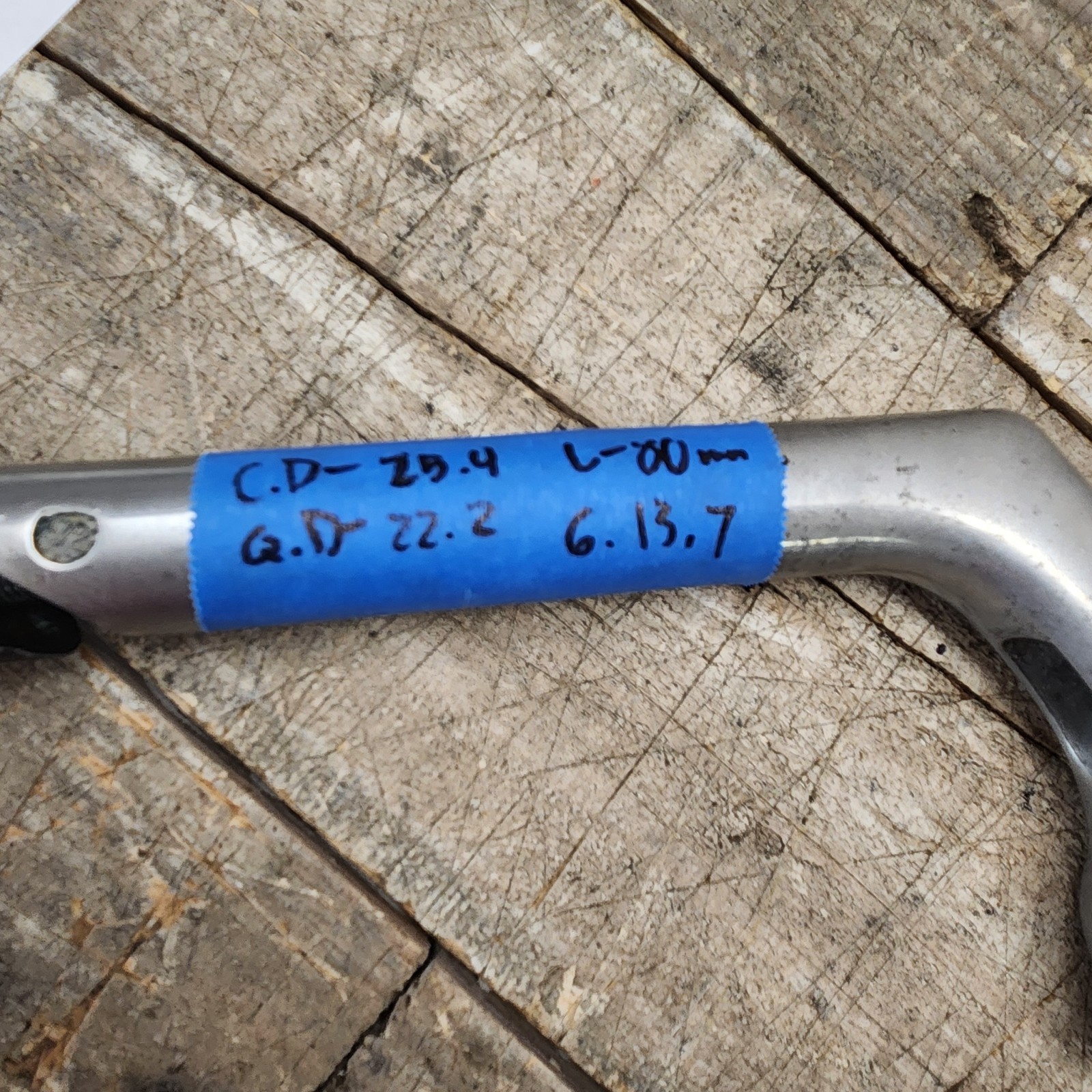 2009 Alloy NL Riser Stem 25.4.mm Quill 25.4mm Bar Clamp 80mm Reach Silver