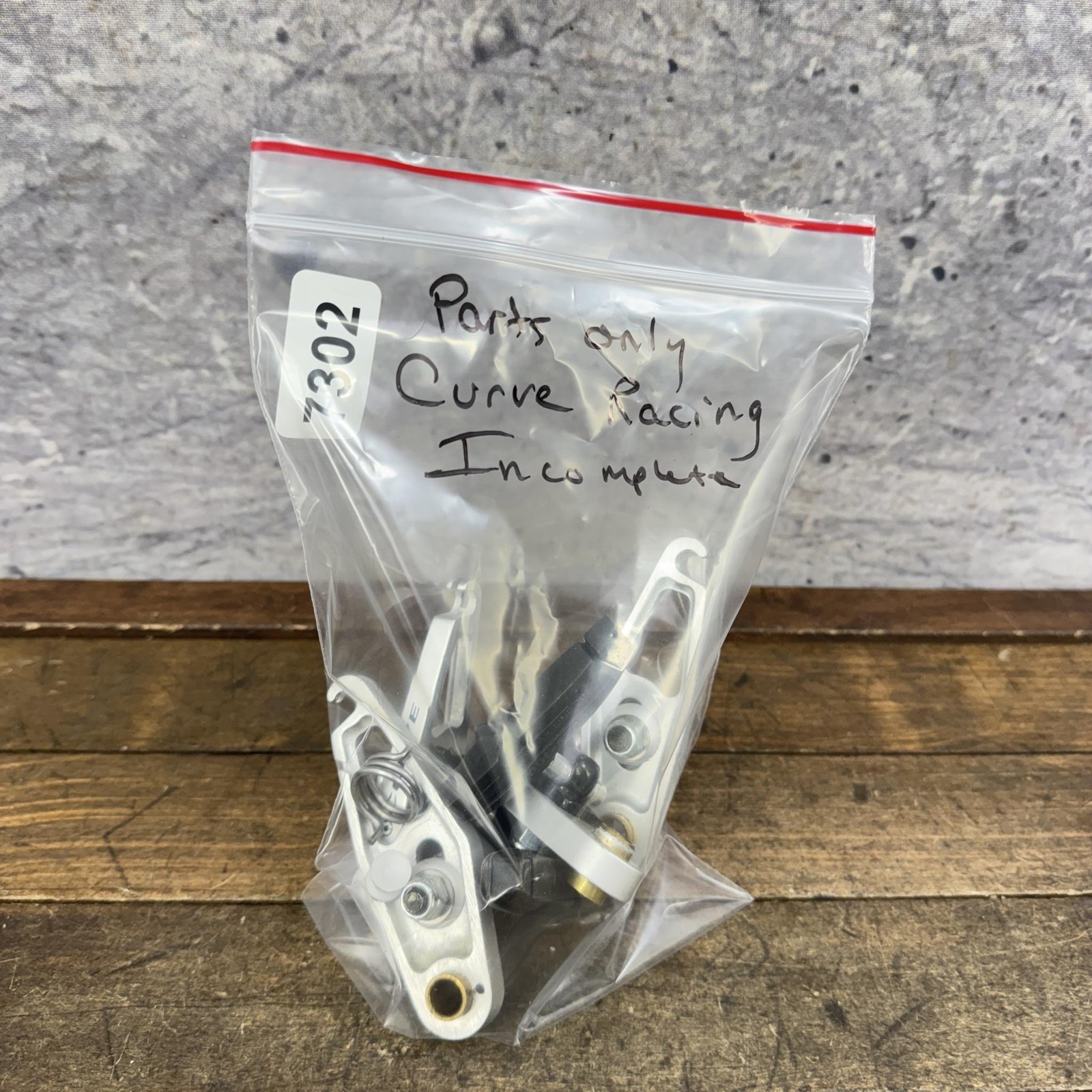 Vintage Curve Racing Cantilever Brake Set PARTS Silver Arms MTB Bike