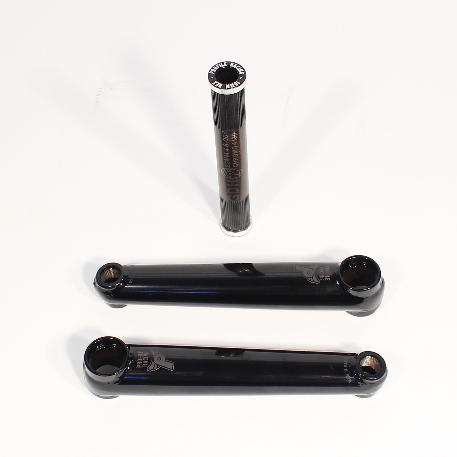 Profile Racing Column 22mm Cranks Black 170mm