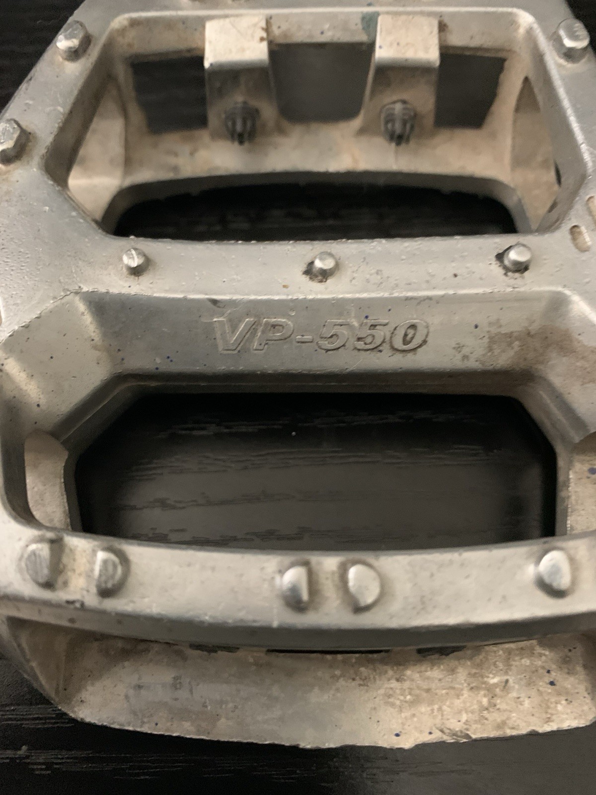 Bmx Silver pedals 9/16′ VP-550 Used. gt haro redline robinson eastern dk
