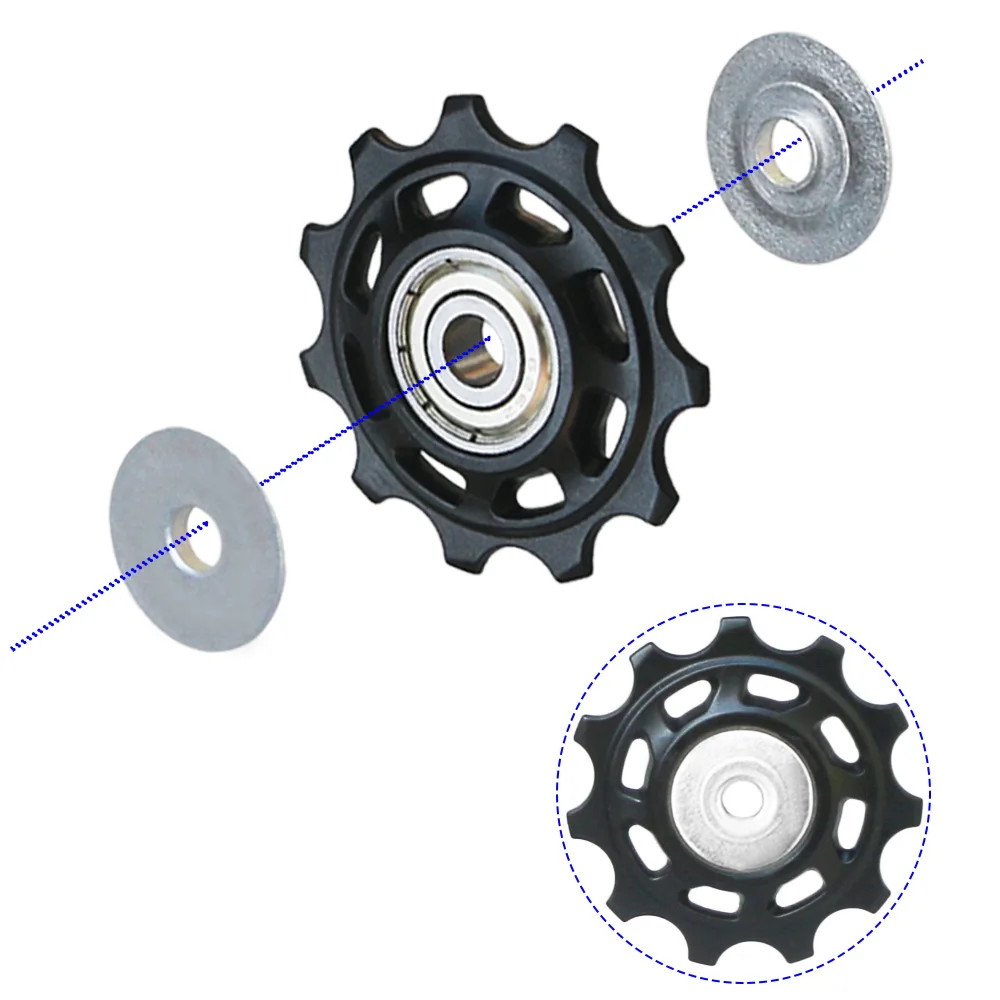 11T-14T MTB Bike Rear Derailleur Pulley Wheel Bearing Shimano SRAM Jockey