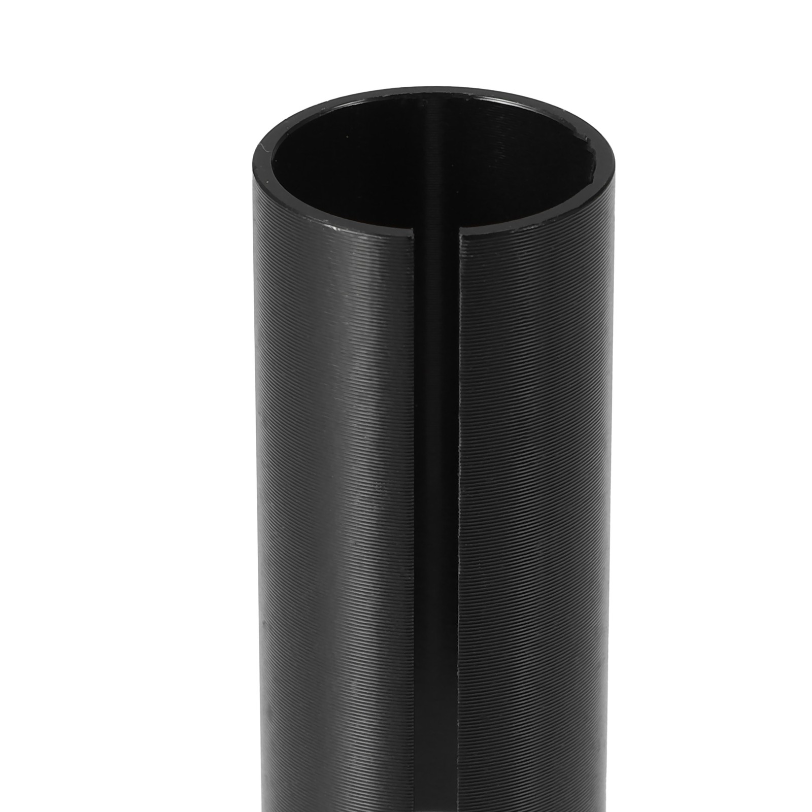 2 Pcs 22.2mm to 25.4mm Bicycle Seat Post Tube Adapter Reducing Sleeve Black