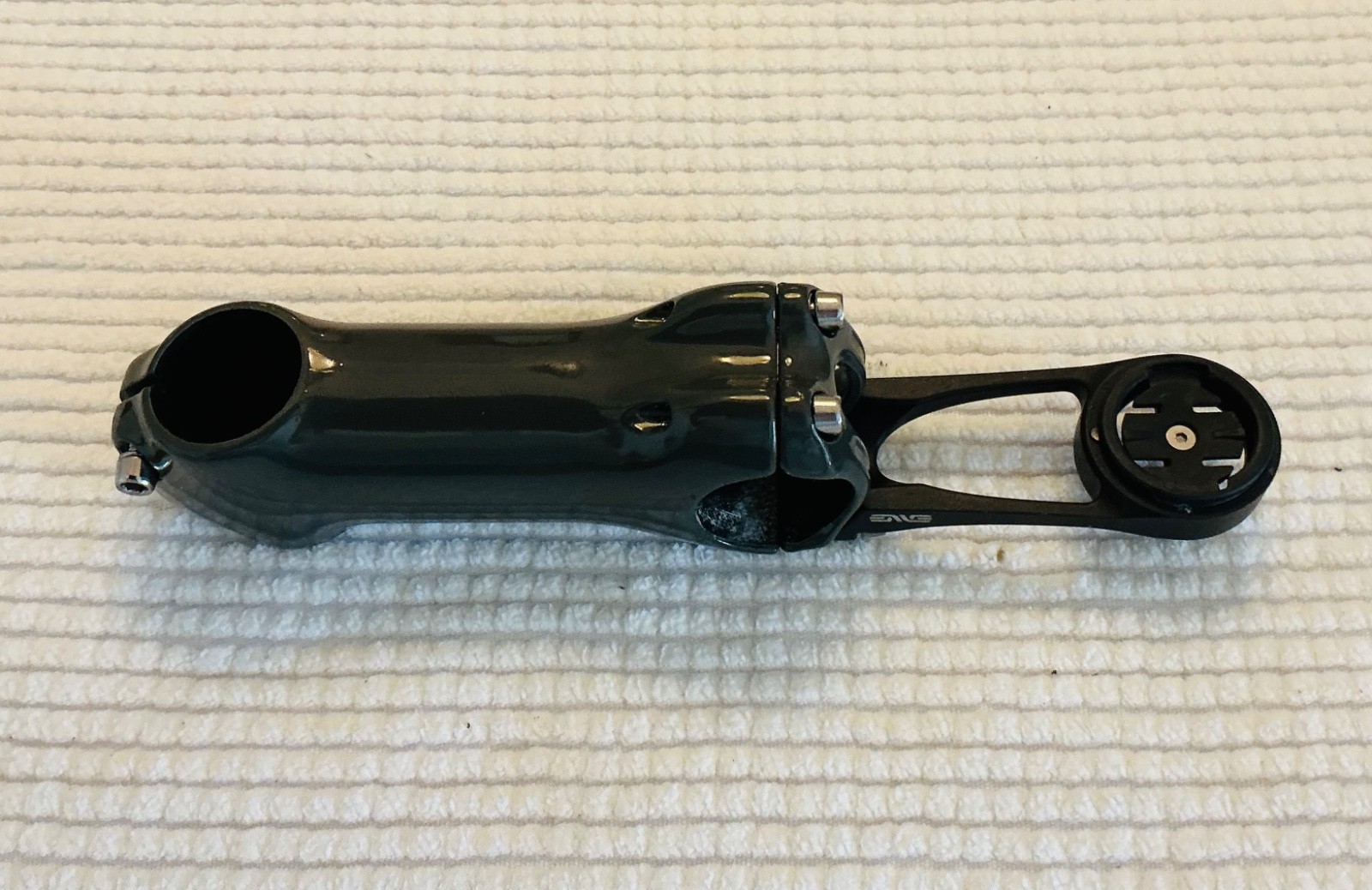 Enve Stem 100mm with K-Edge Computer Mount 1″ 1/8, 31.8 Clamp, Custom Grey Color