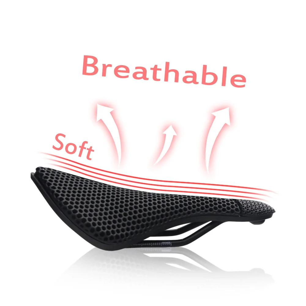 3D Print Bicycle Saddle Comfortable 7X7mm Saddle MTB/Road Bicycle Seat 240X135mm