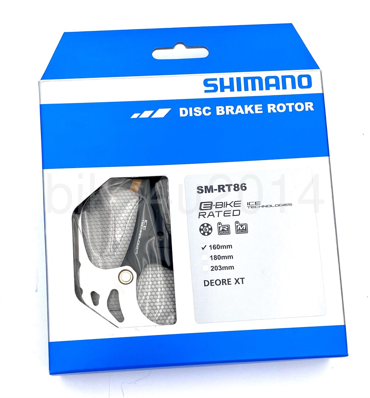 Shimano DEORE XT SM-RT86 6-Bolt 160mm,ICE-TECH Bicycle Bike Disc Brake Rotor