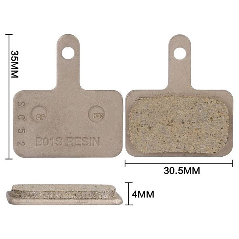 Shimano B01S Disc Brake Resin Pads ACERA ALIVIO DEORE MT200 M315 TX805