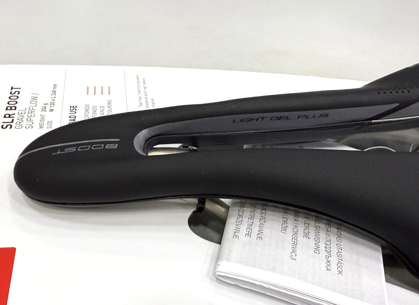 Selle Italia SLR Boost Gravel Ti316 Superflow S3 (130x248mm) Saddle (Black)