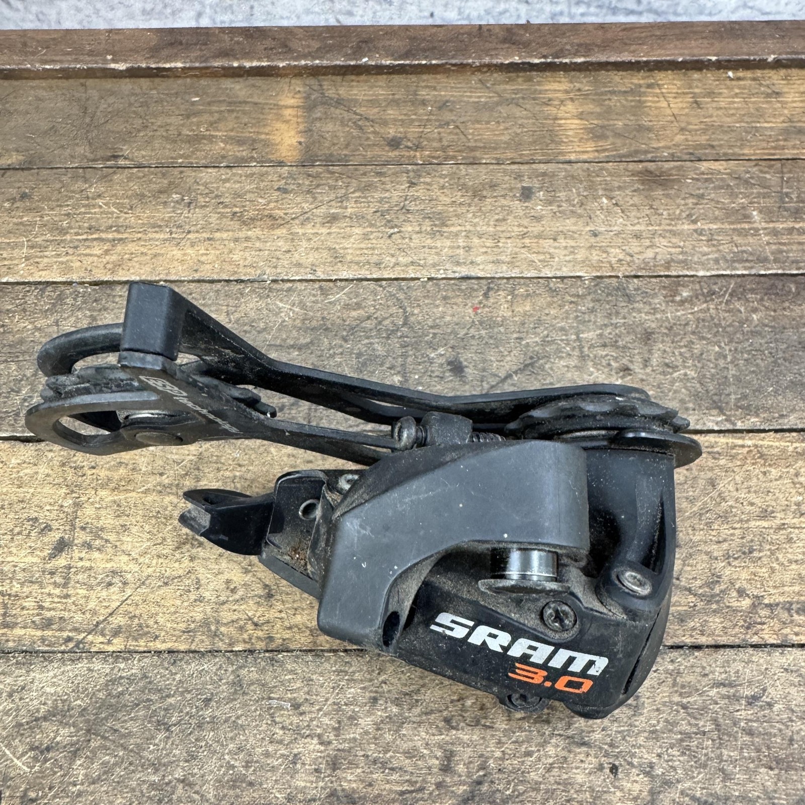 Vintage SRAM 3.0 Rear Derailleur Long Cage Bolt-On Black ESP MTB Bike 1990s