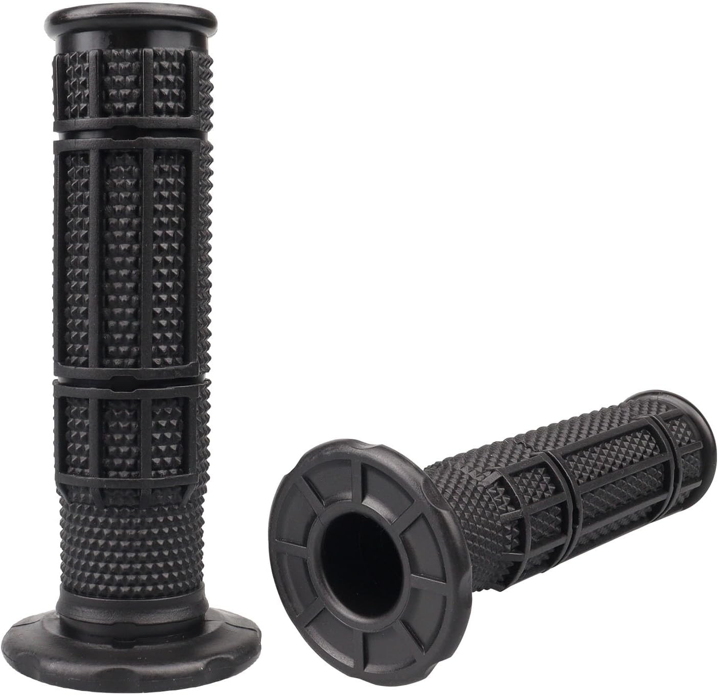 7/8” ATV Grips Upgrade Universal Handlebar Grips Soft Rubber Thu Color: Black