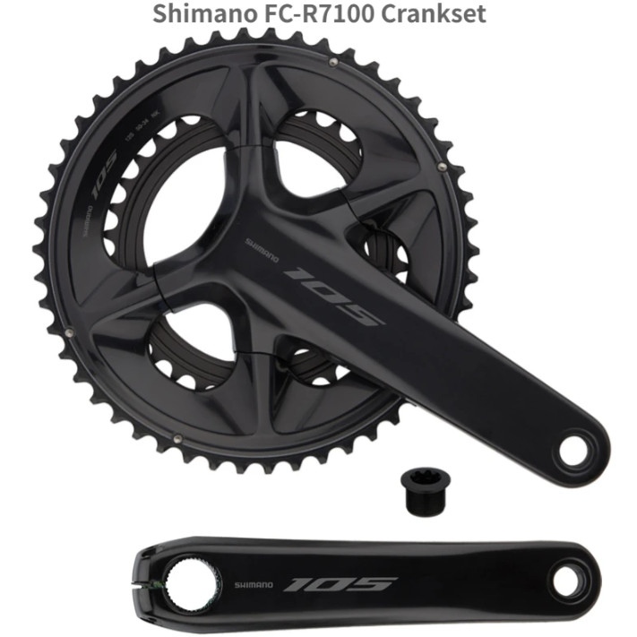 Shimano 105 R7120 R7100 2×12-speed Groupset Hydraulic Disc Brake Road Bike Set