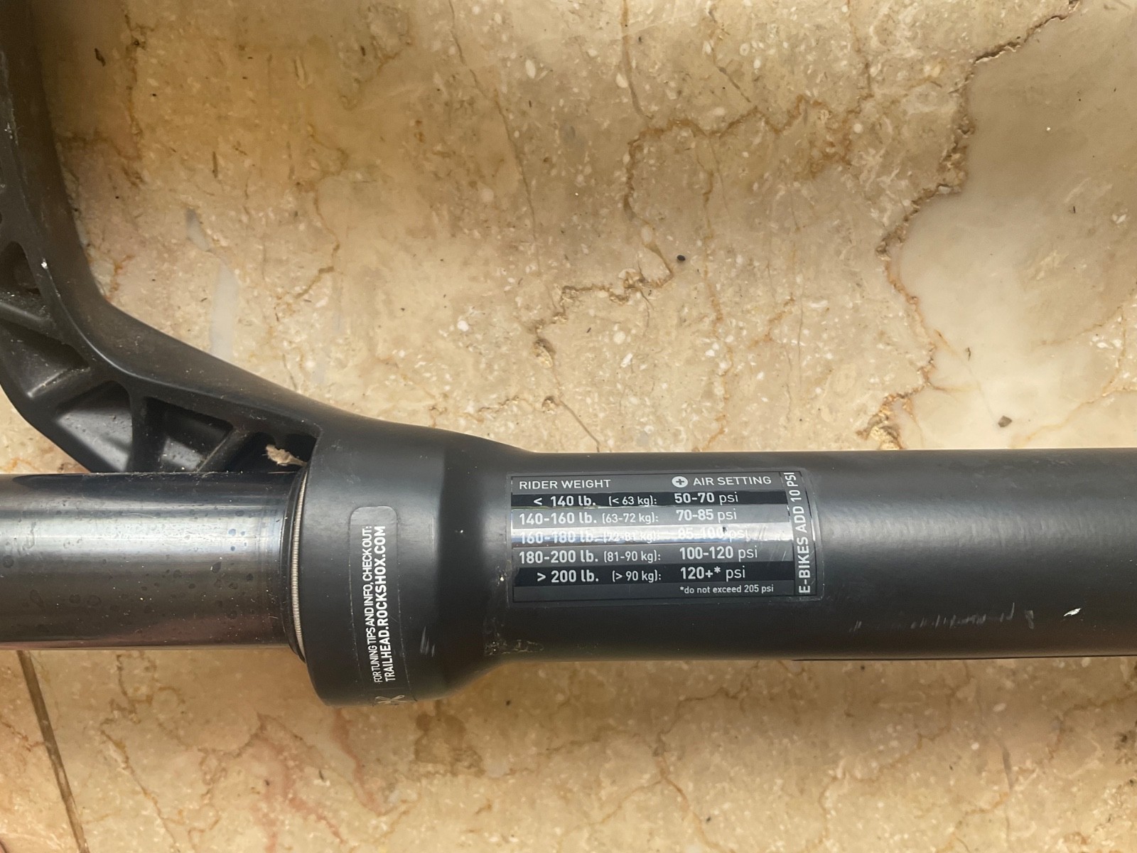 Rockshox Recon Silver RL 42mm Offset Travel 150mm Boost 110 Thru Axle 15mm