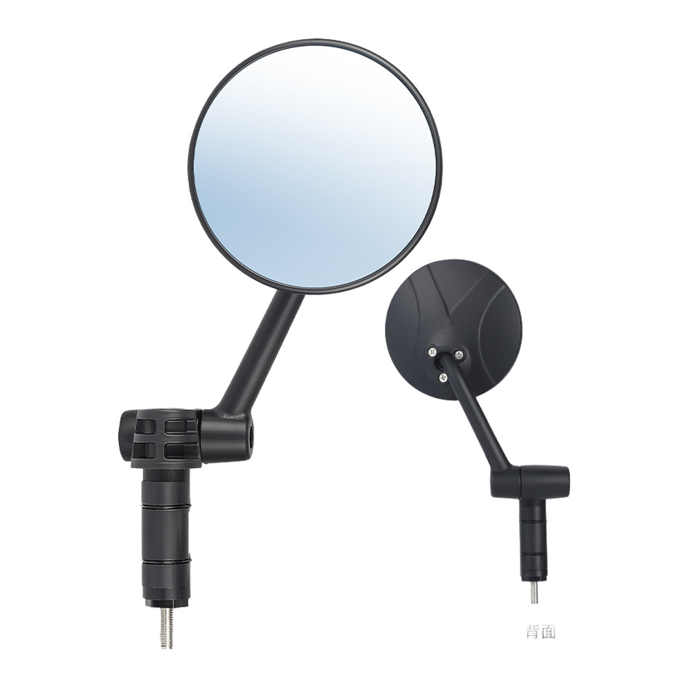 PA Material Left Bike Mirror 21x9x7 cm with 8 cm Convex Blue Light Lens