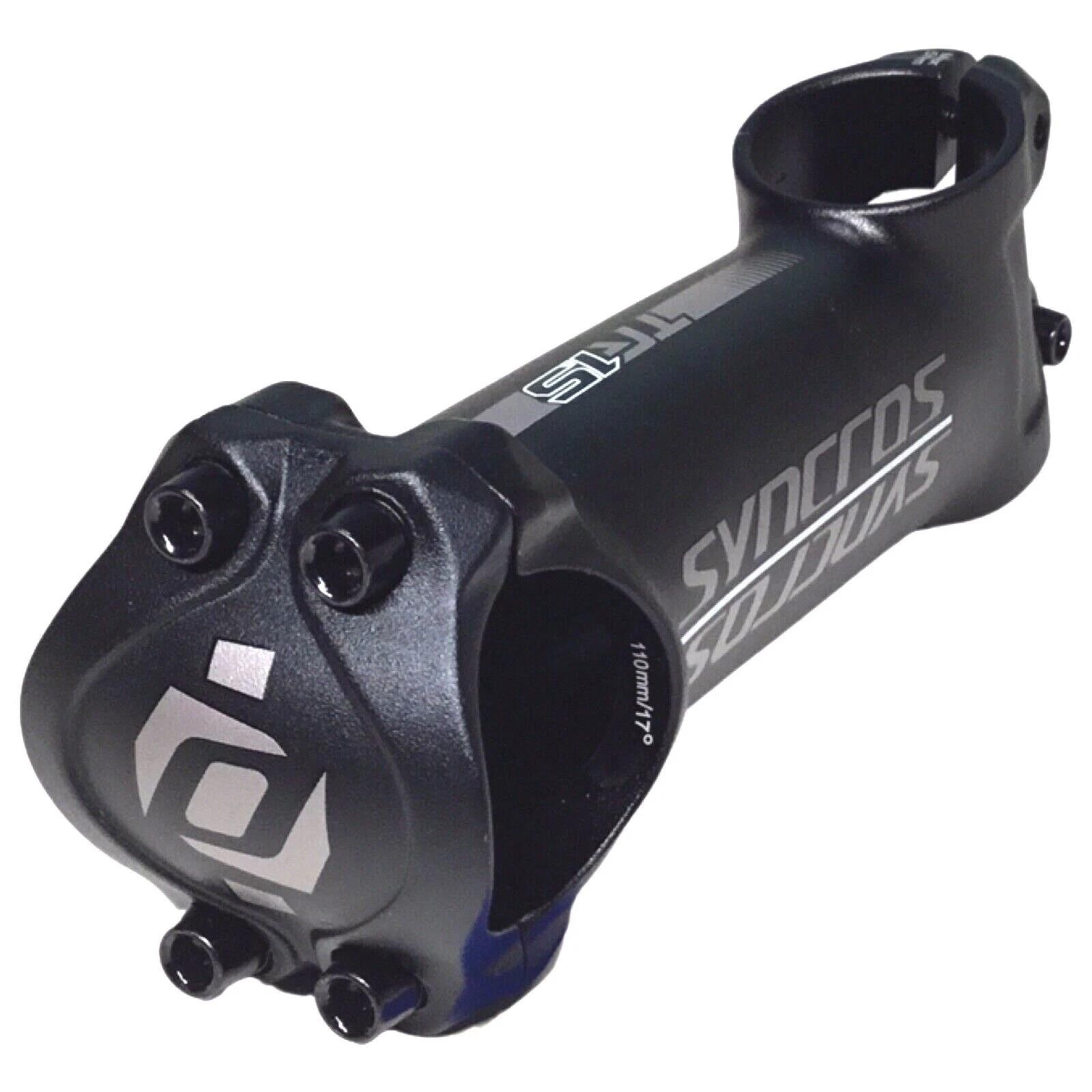 Syncros TR 1.5 Stem 110mm 17°Rise 31.8mm 1‑1/8″ Road MTB Gravel Matte Black 140g