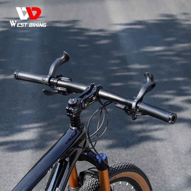 WEST BIKING MTB Bike Handlebar Bar Ends Ergonomic Extended Bicycle Bar Ends