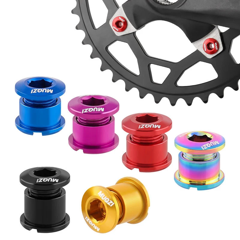 4/5pcs Bike Chainring Bolts MTB Road Crank Screws 6.5mm 8.5mm Set