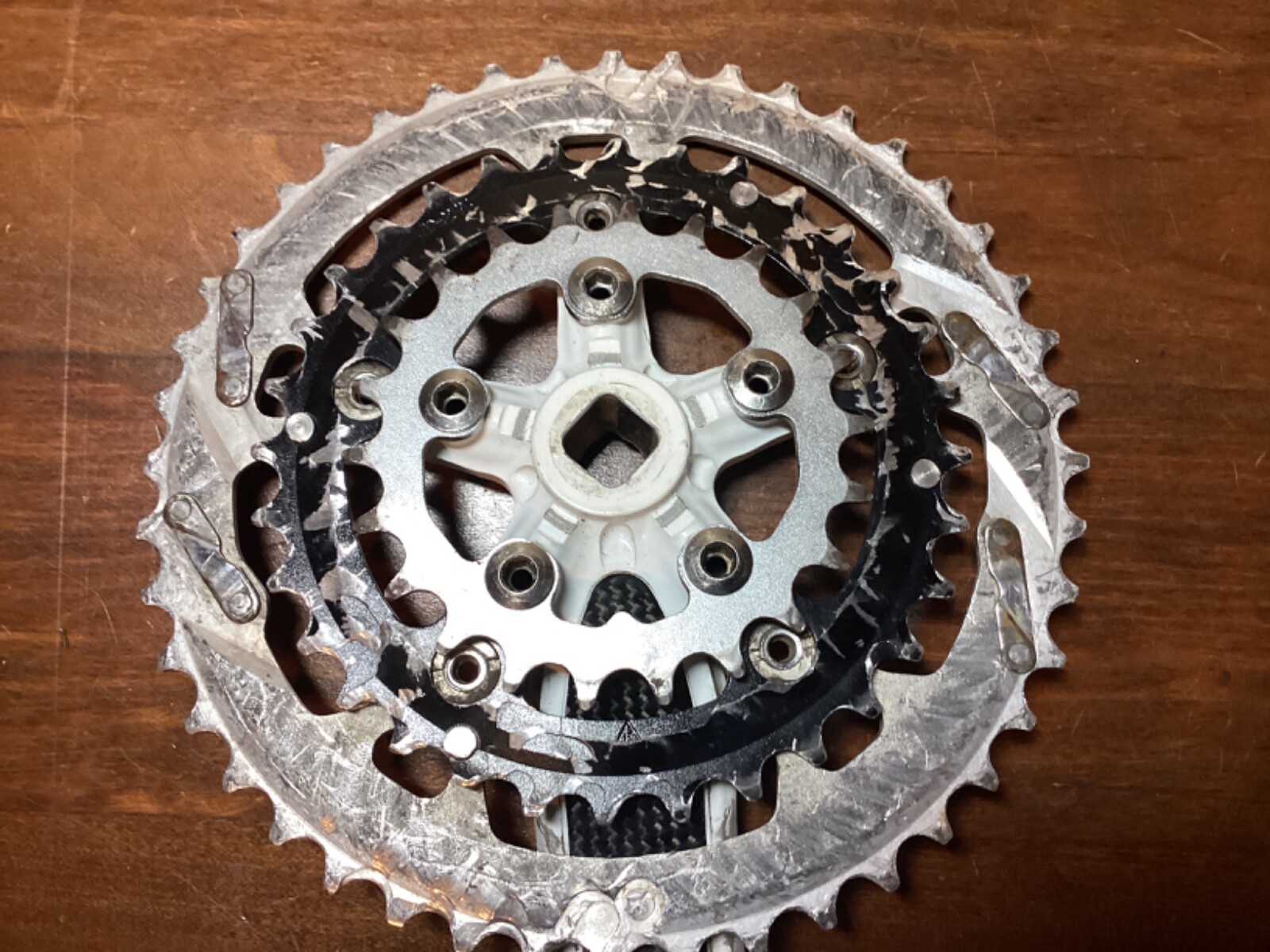 Raceface Turbine Carbon Crankset Canada 22/32/44 175mm Square Taper Merlin Ibis