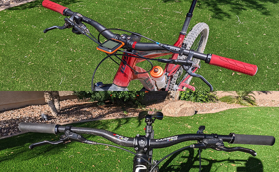 mtb carbon handlebar 31.8 mountain bike flat bar downhill handlebar USA Stock