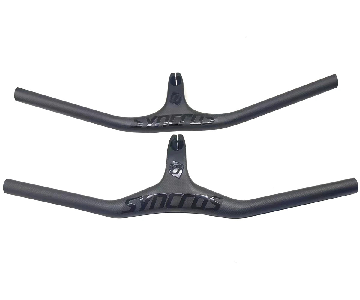 Full Carbon Fiber Integrated Straight Handlebar with 0/17 Degrees Bike Parts