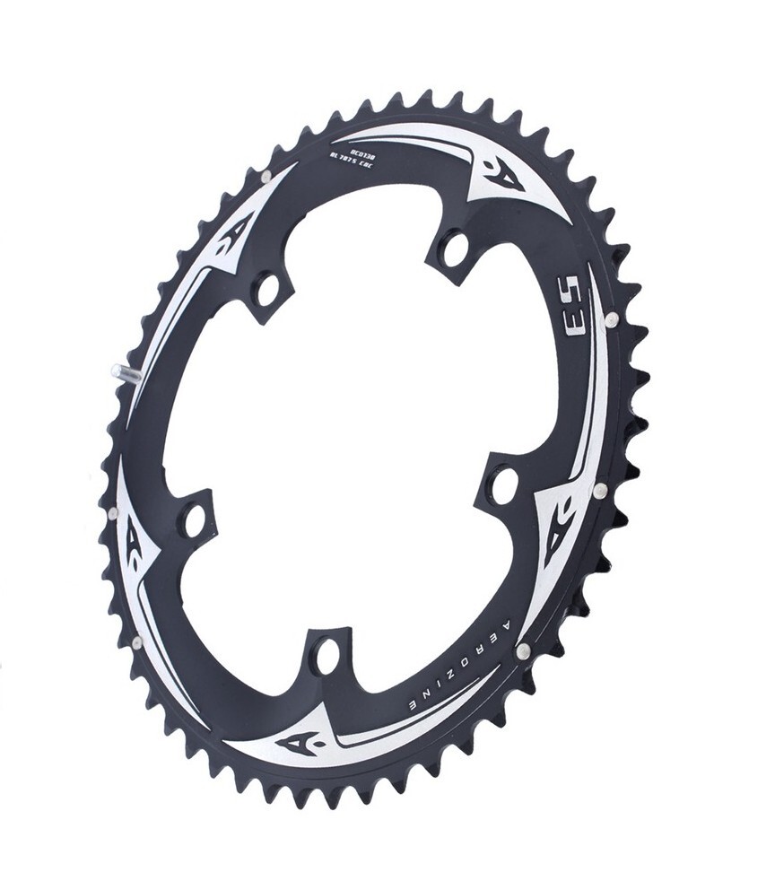 Aerozine Road Cyclocross eBike Bike 10 11 Speed Crankset Chainring 53T Black