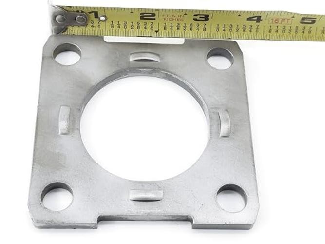 Replacement Trailer Brake Backing Plate Flange 2.27″ for 3500# Axle, 4 Hole