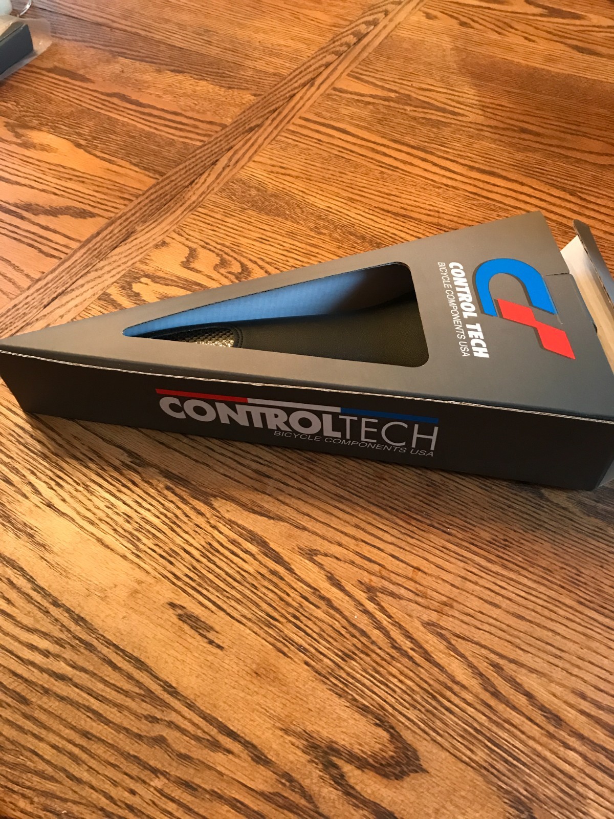 Control Tech Carbon “Module” Saddle Carbon Body/SS rails w/Leather cover