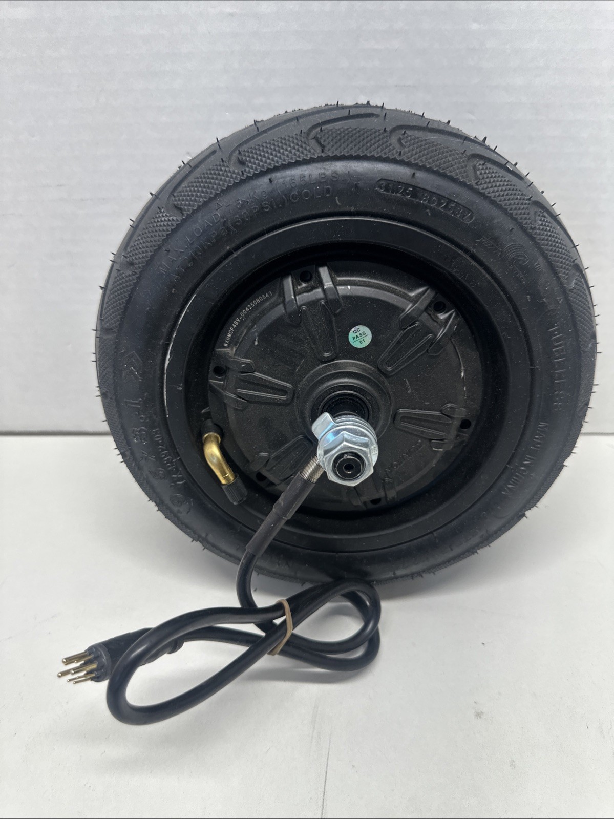 Cunfron Electric Scooter Hub Motor Wheel – Complete Assy – With Wiring Harness