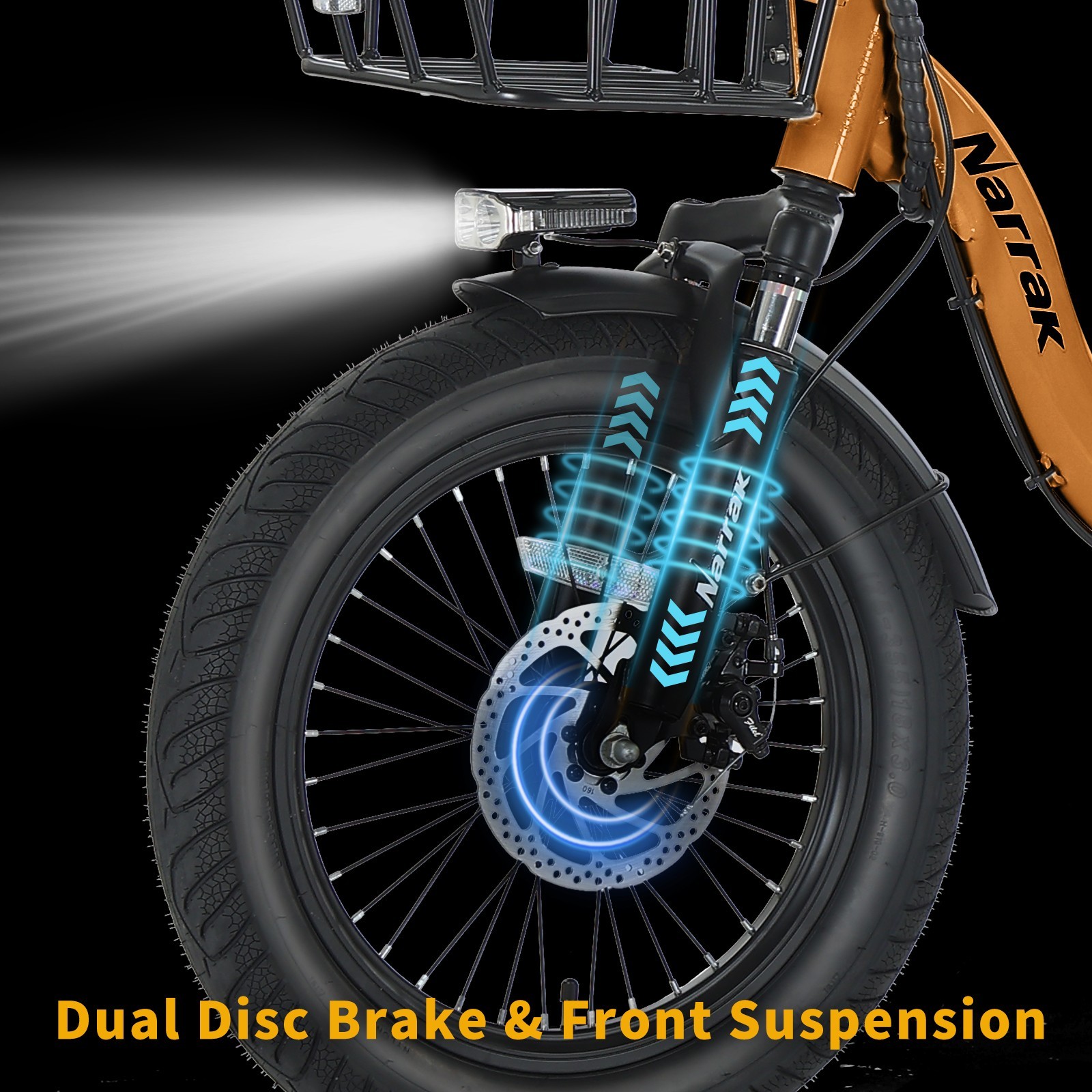 NARRAK Fat Tire Folding Electric Trike Peak Adults Shimano 7-Speed S180 N8 N6 N3