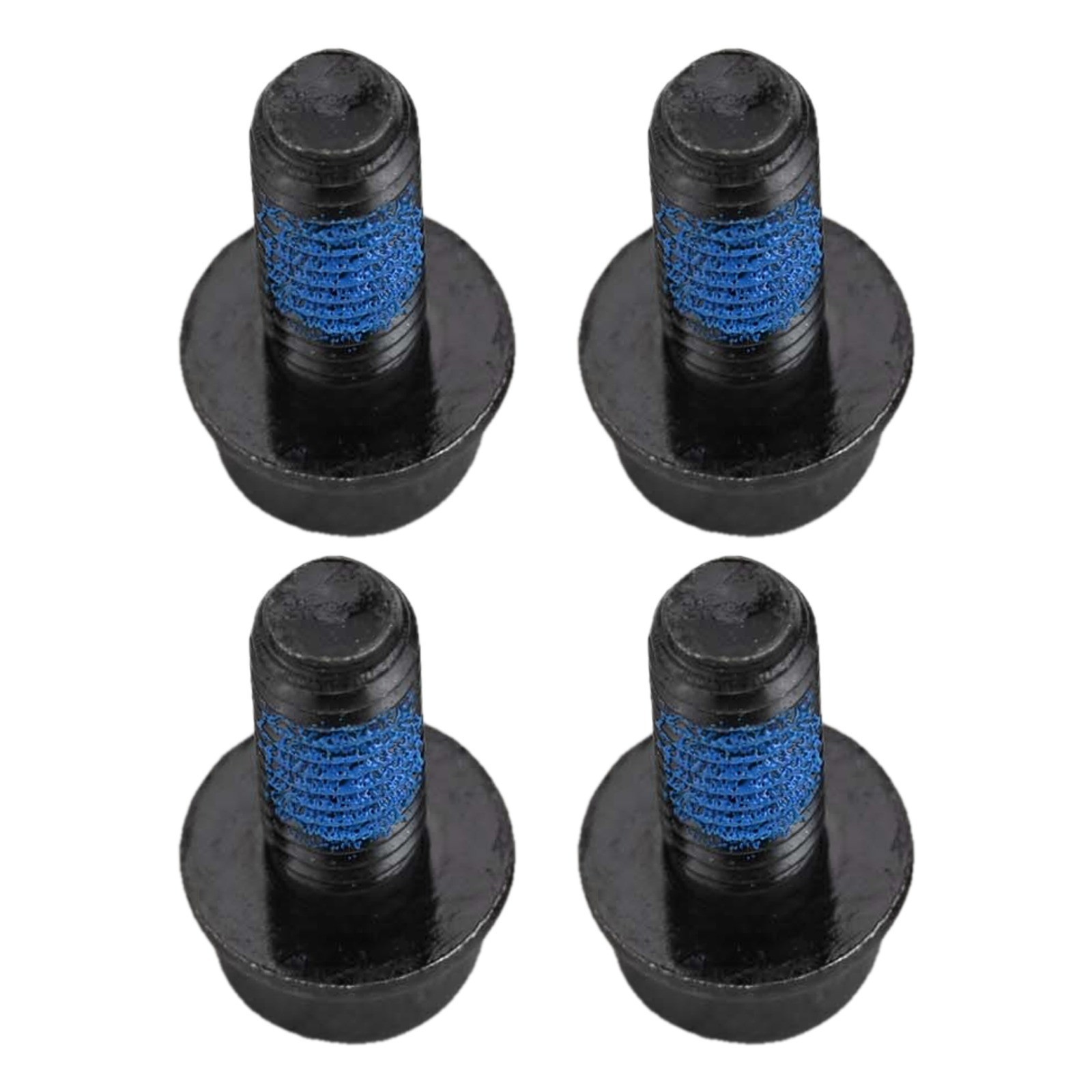 Black High Carbon Steel Bike Disc Brake Mount Adapter Screws 4 PCS M6*18mm