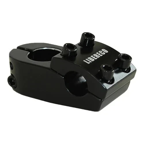 Libereco Aluminum Alloy BMX Stem:: Fits 22.2mm Handlebar & 28.6mm Fork Black