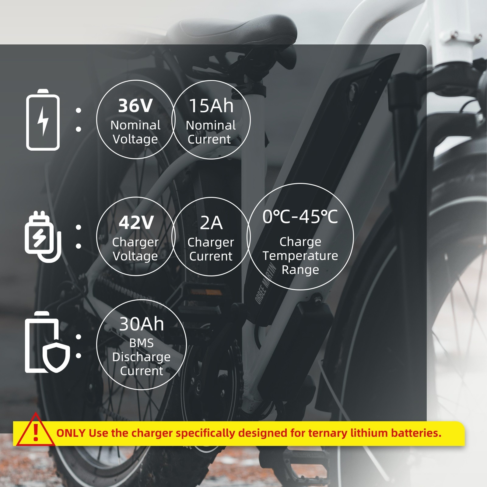 Hailong 36V Lithium Ebike Battery 36V 15Ah Electric Bike Battery 200W-750W