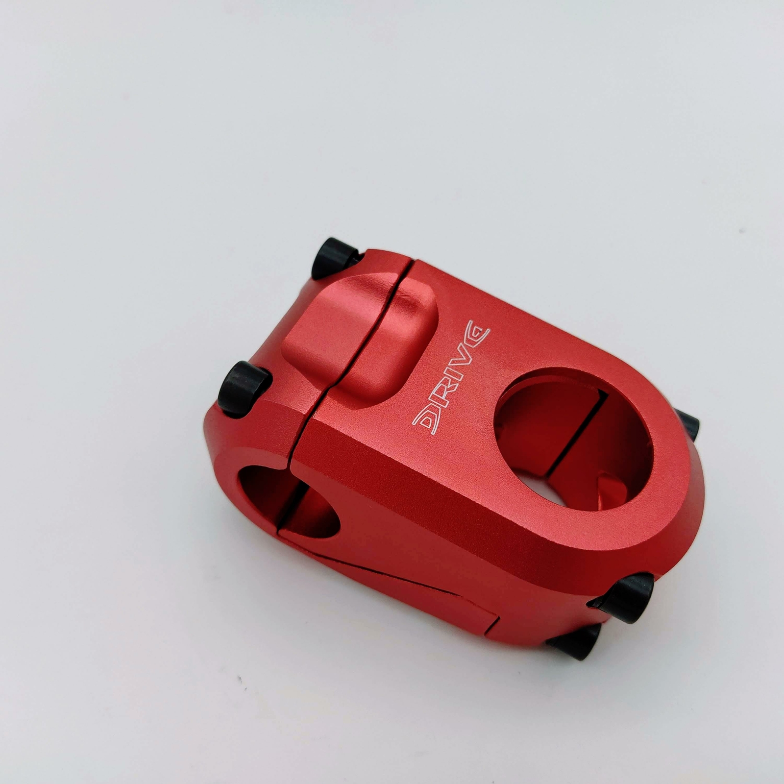 TWIN DRIVE FULL CNC BMX BIKE STEM 22.2MMX43MMX1-1/8″ Red