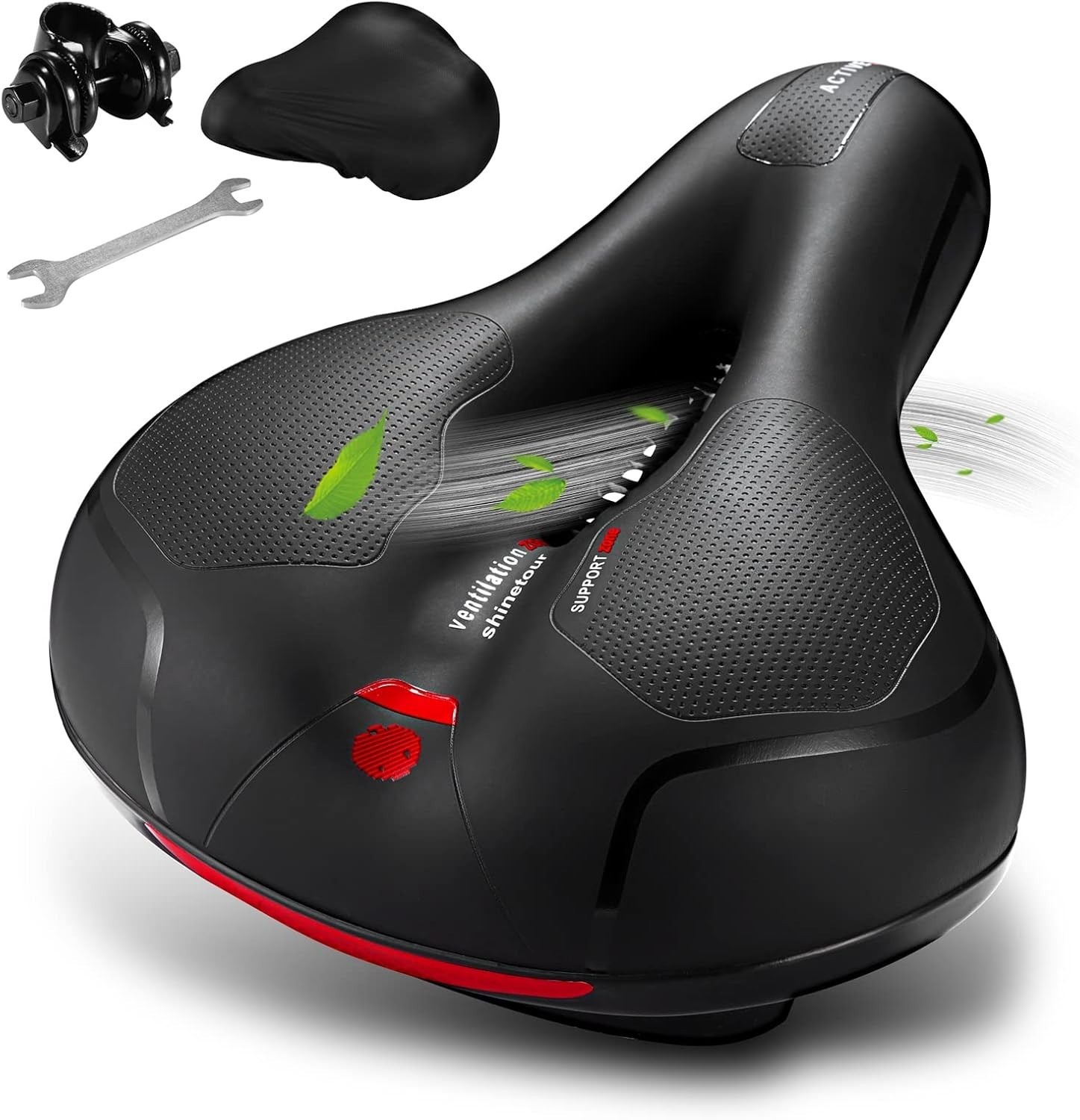 Comfort Seat Cushion for Men Women Waterproof Wide Bicycle Saddle For Road Bikes