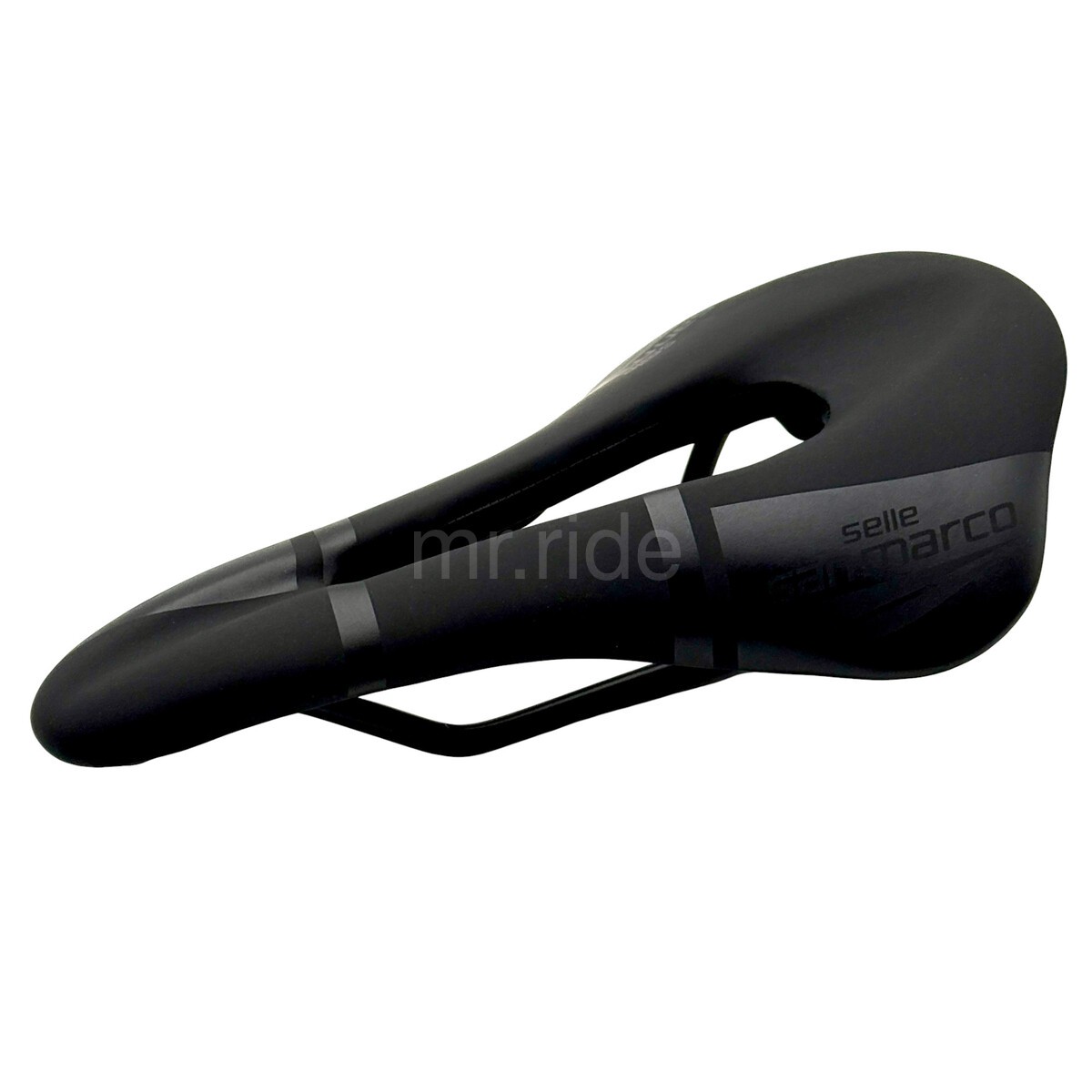 SELLE San Marco ShortFit Saddle 145x250mm Fec Alloy Rail Matte Black Open-Fit