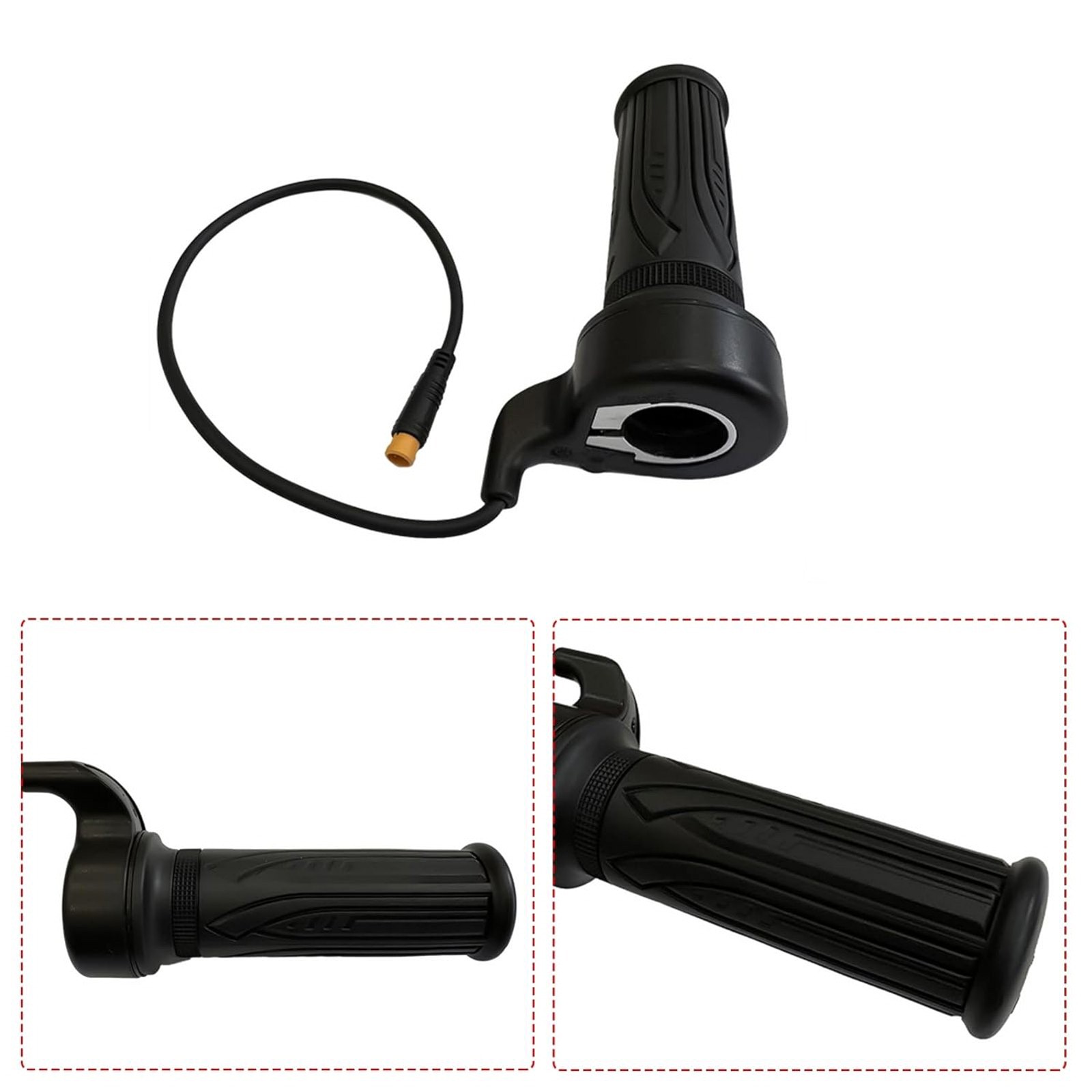 For Ebike Waterproof Full Twist Throttle Hand Grip Brand New Maintenance Part