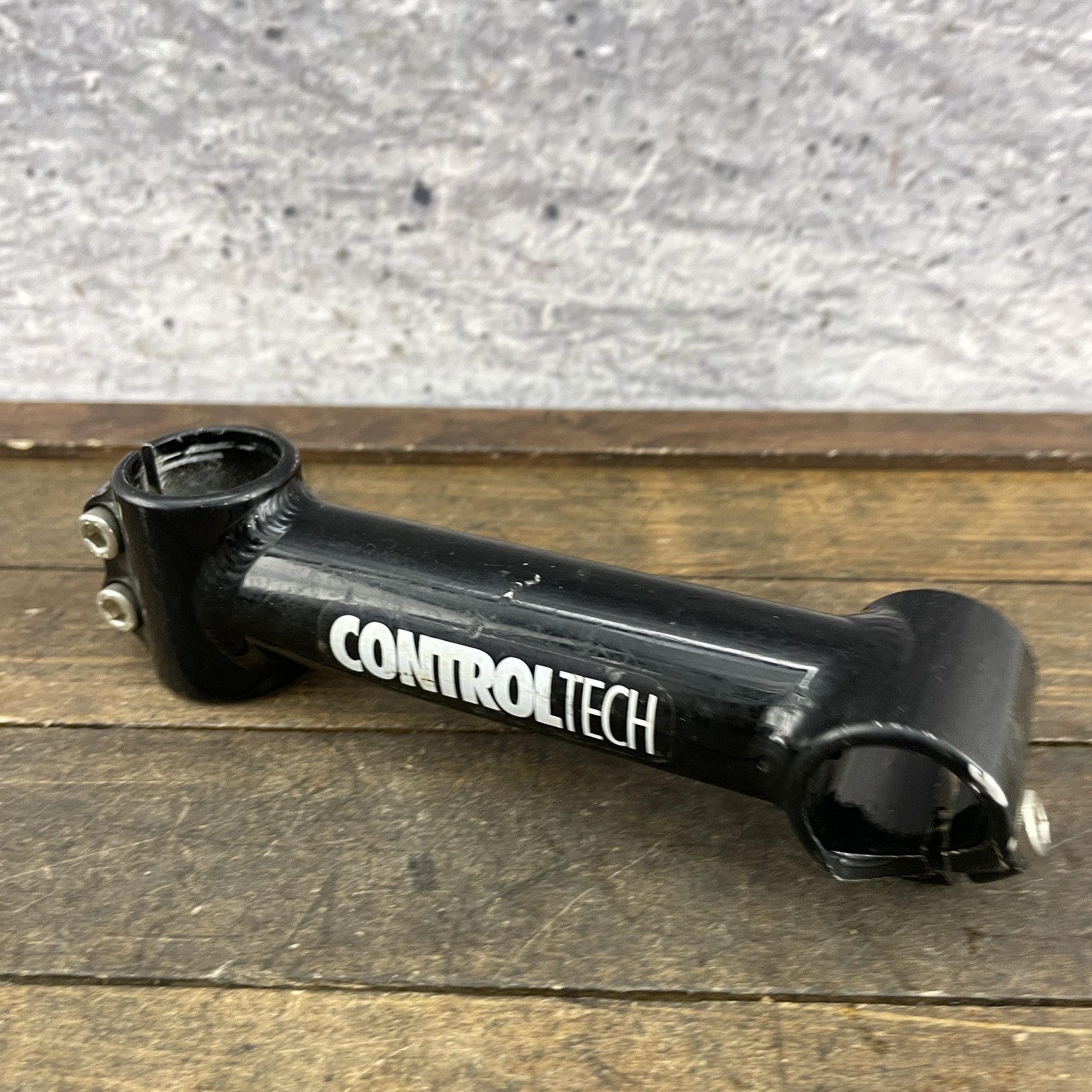Vintage Control Tech Threadless Stem 1-1/8″ Steerer 25.4mm Bar Clamp Black 140mm