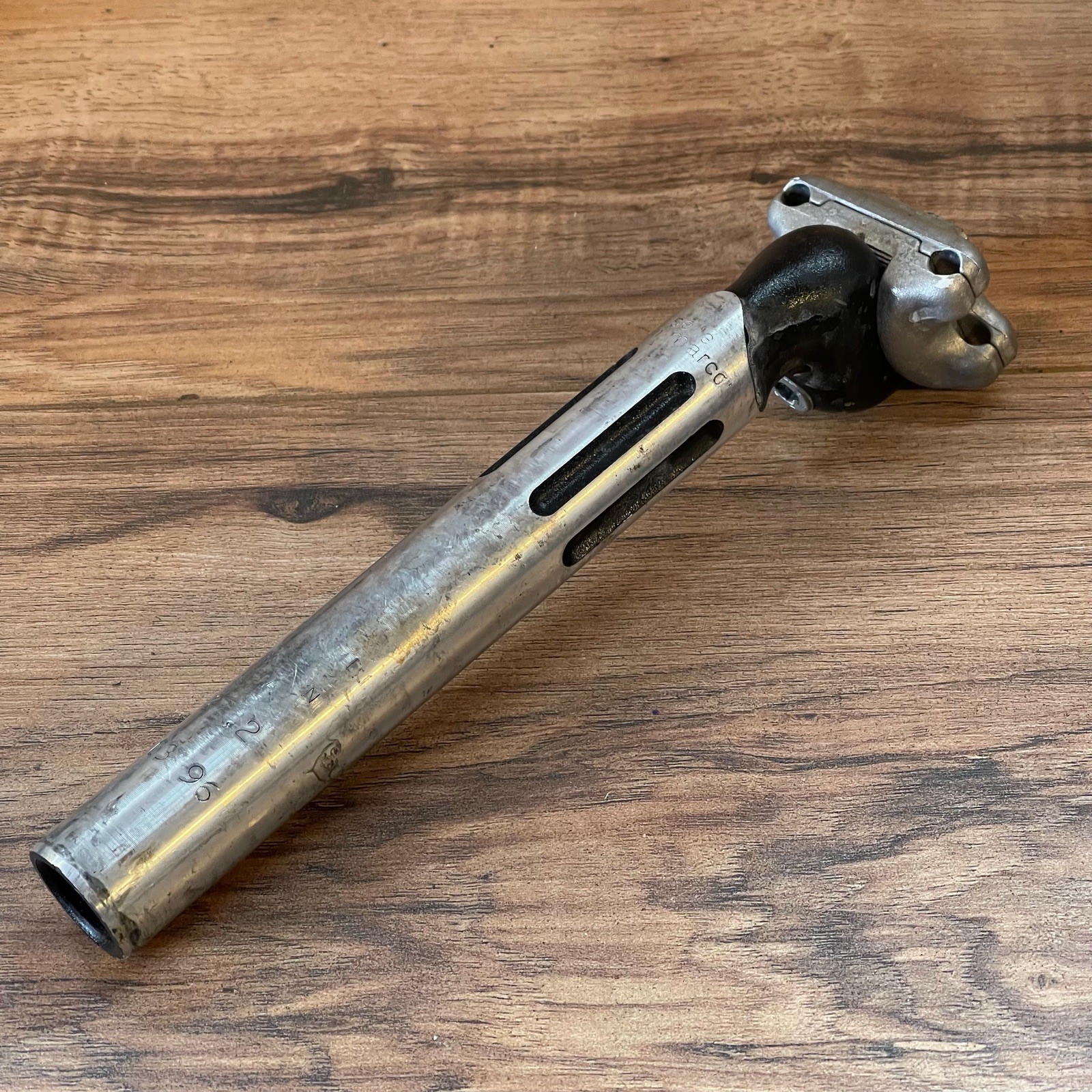 Vintage Selle San Marco Fluted Seatpost 27.2 220 Black Forged Head Eroica
