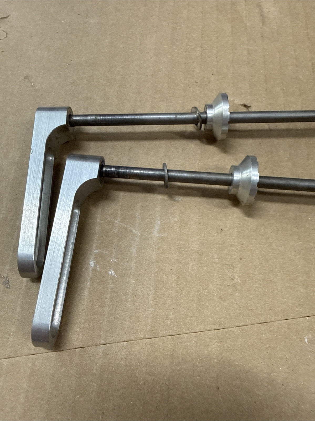 Rare Vintage Gravity Research Skewers in Silver 65 grams Classic MTB