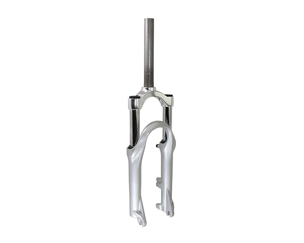 Bike 20 Suspension 1-1/8 Inch Threadless Fork Silver.