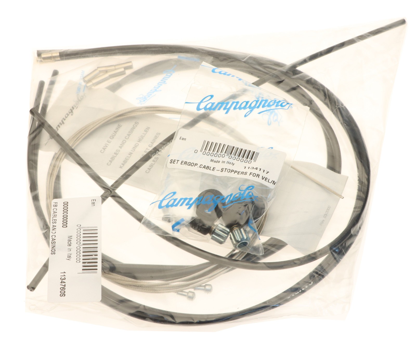 Campagnolo Chorus 2/3 x 10 Speed Ergopower Flat Bar Control Levers NEW NOS
