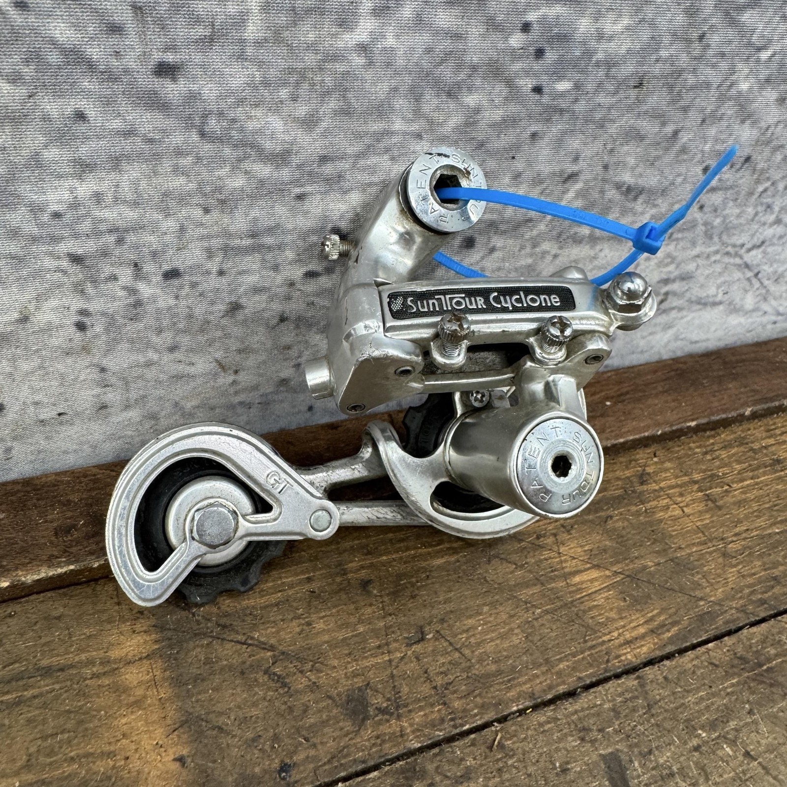 Vintage SunTour Cyclone GT Rear Derailleur Long Cage Hanger 70s Japan 193g