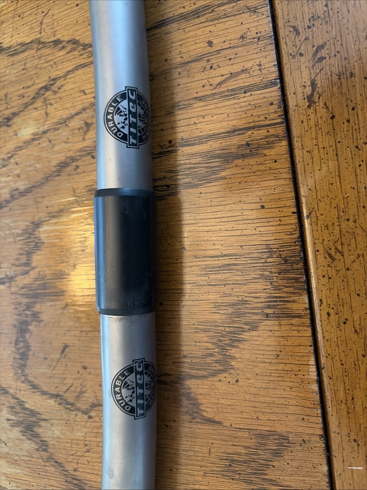 Vintage Bontrager Titec 560mm Titanium Flat Handlebar 22.2mm X 25.4 Shim