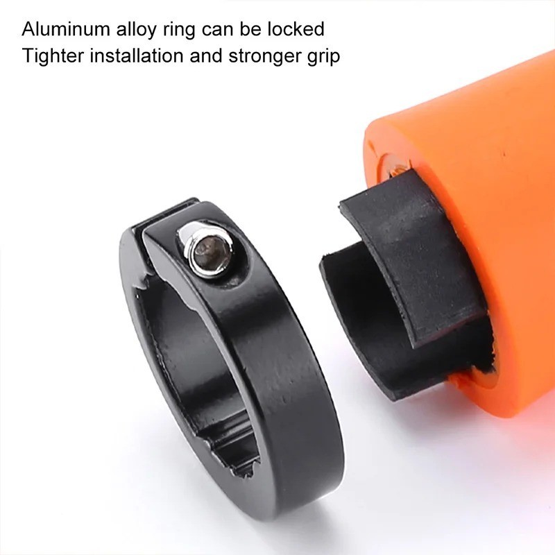 Bike Grips Rubber Mountain Bicycle MTB Handlebar Ergonomic Cycling Lock