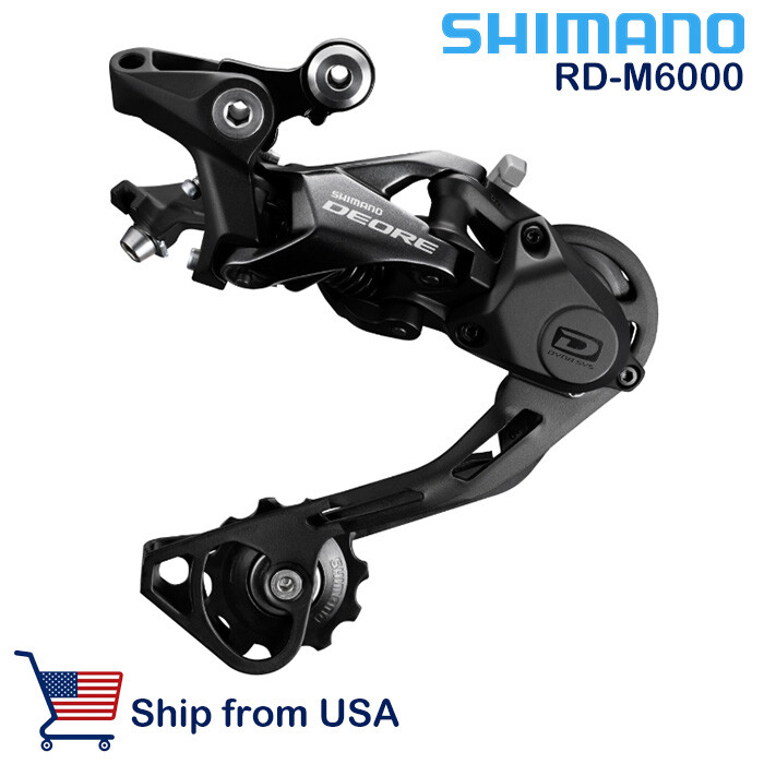 Shimano Deore Rear Derailleur Medium Cage Shadow RD M6000 10 speed