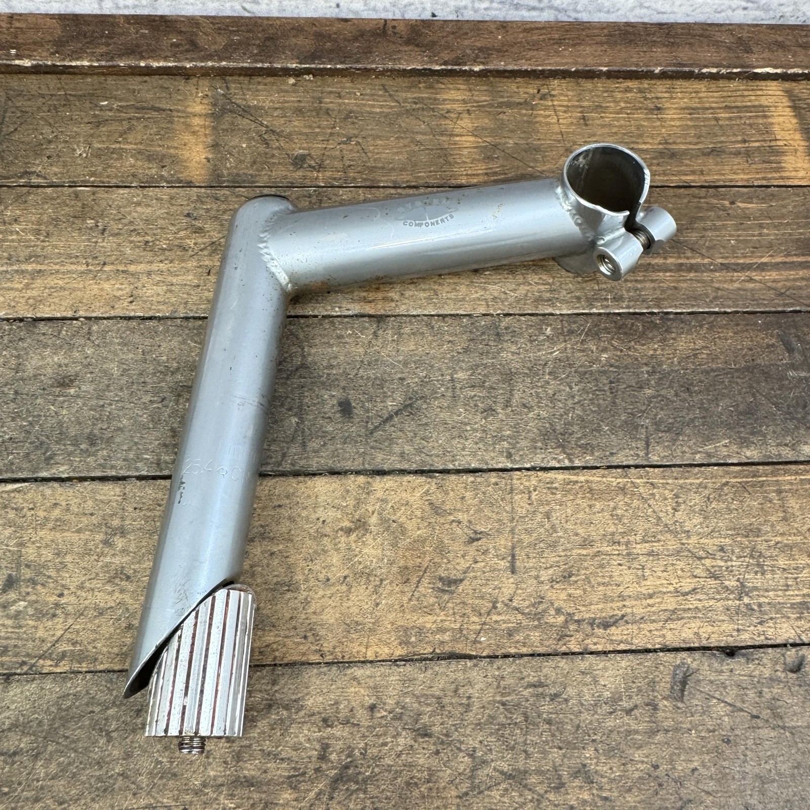 Vintage Trek System Components Quill Stem 25.4 1 1/8 90s MTB Silver Bike