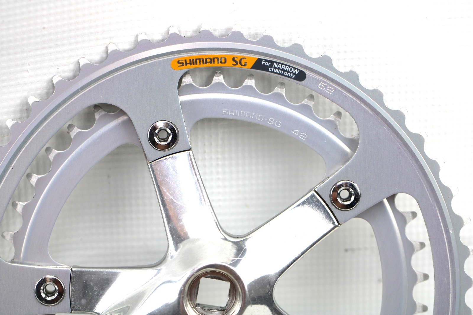 SHIMANO RX100 CRANKSET Road Bike 170mm 42-52t 740g FC-A550 Square Taper
