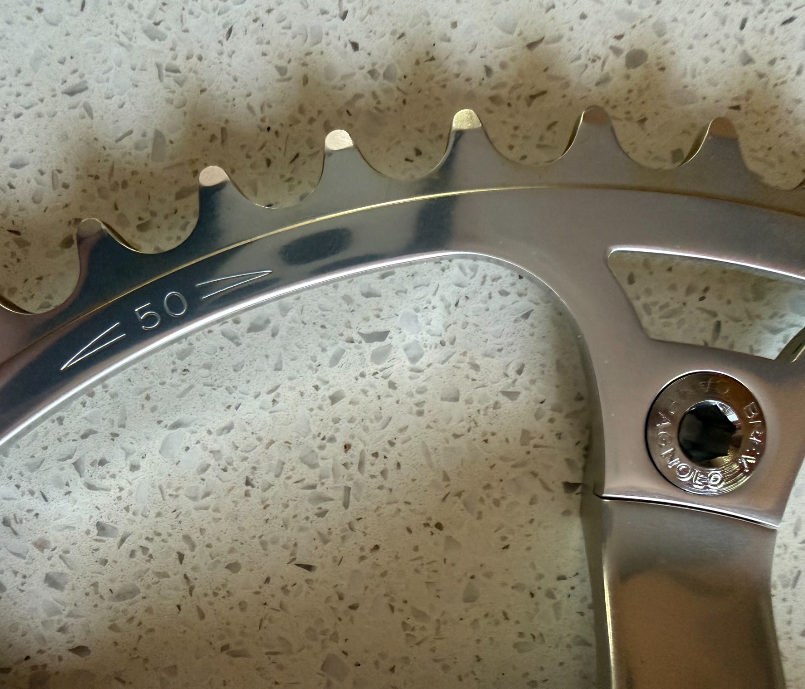 Campagnolo Record Pista Crankset 170mm / 50T Chainring- Near Mint